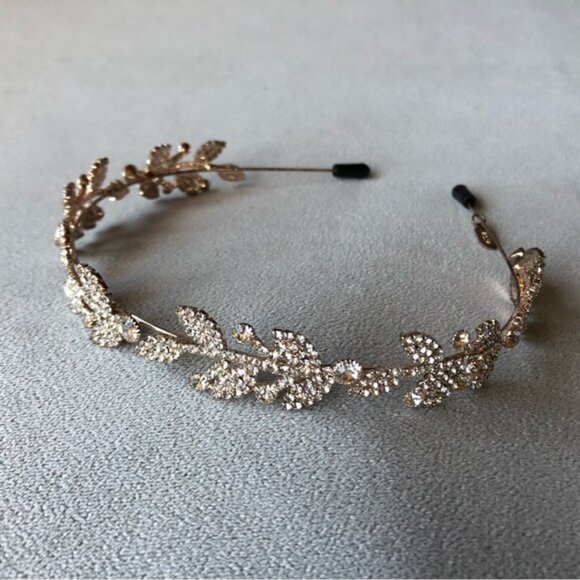 Tasha ~ Floral Cubic Zirconia Headband